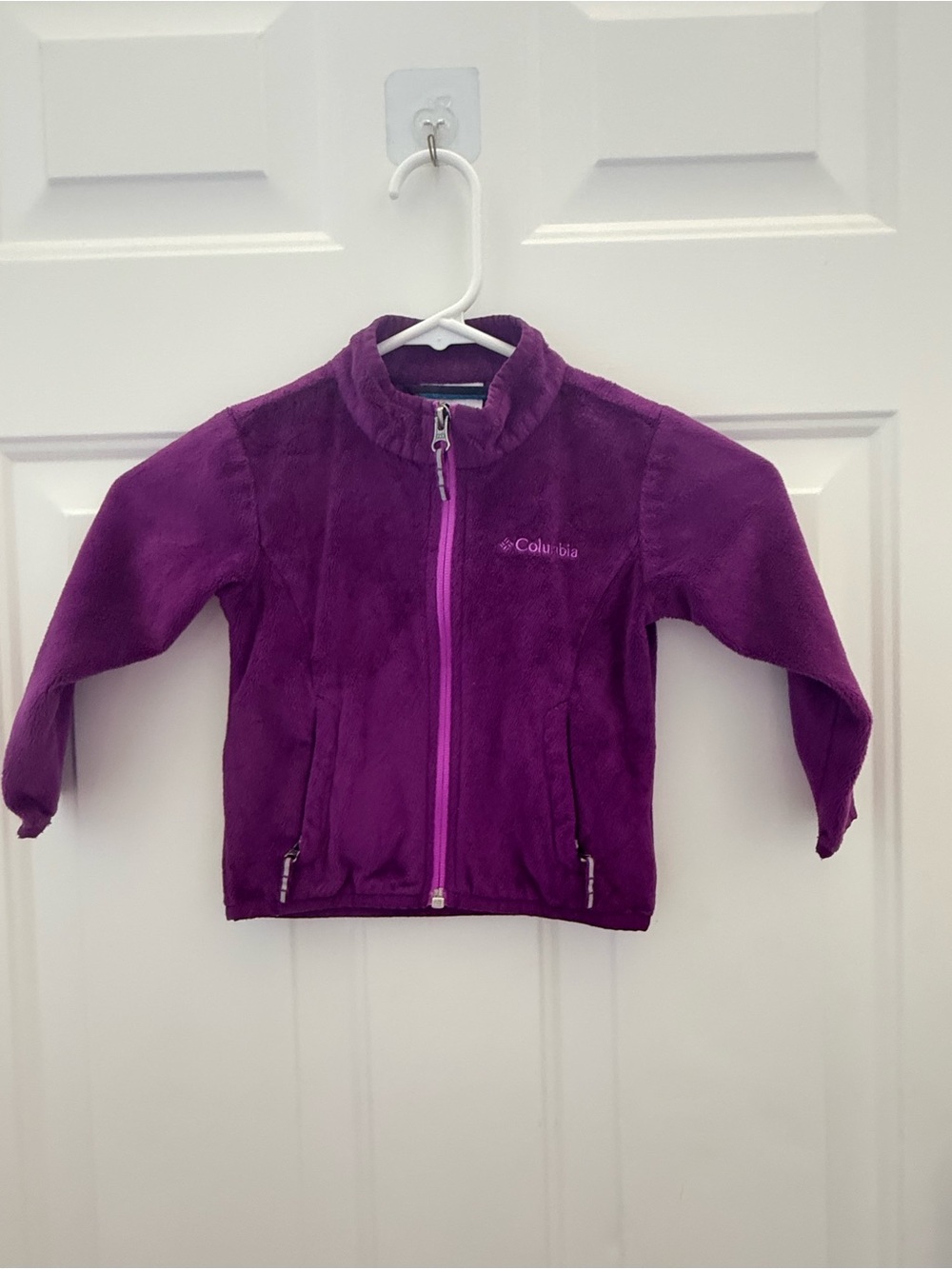Columbia Kids Purple Full-Zip Fleece Jacket